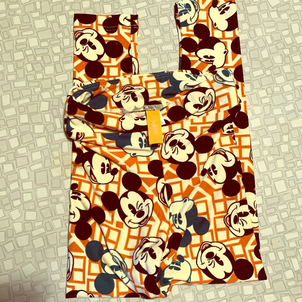 LulaRoe Kids Leggings Mickey Mouse